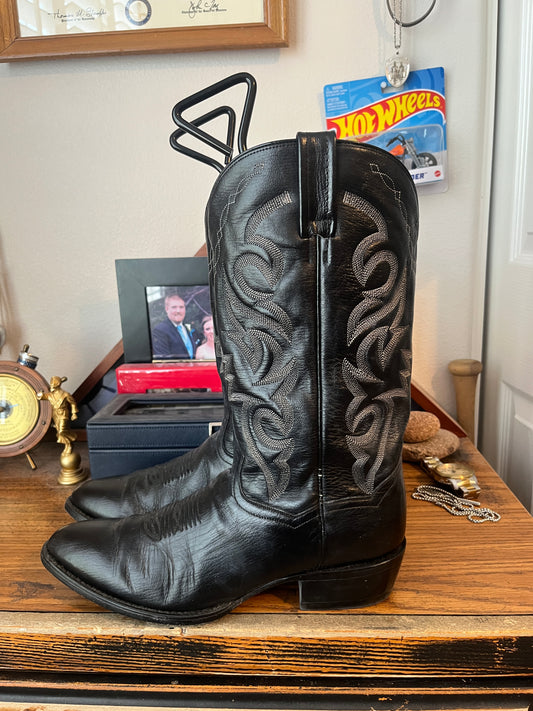 Black Dan Post Boots